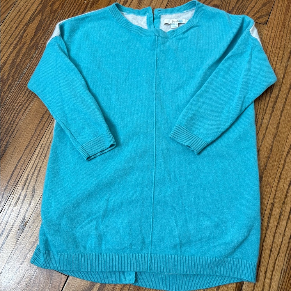 Boden Teal Scoop Neck Sweater
Size XS